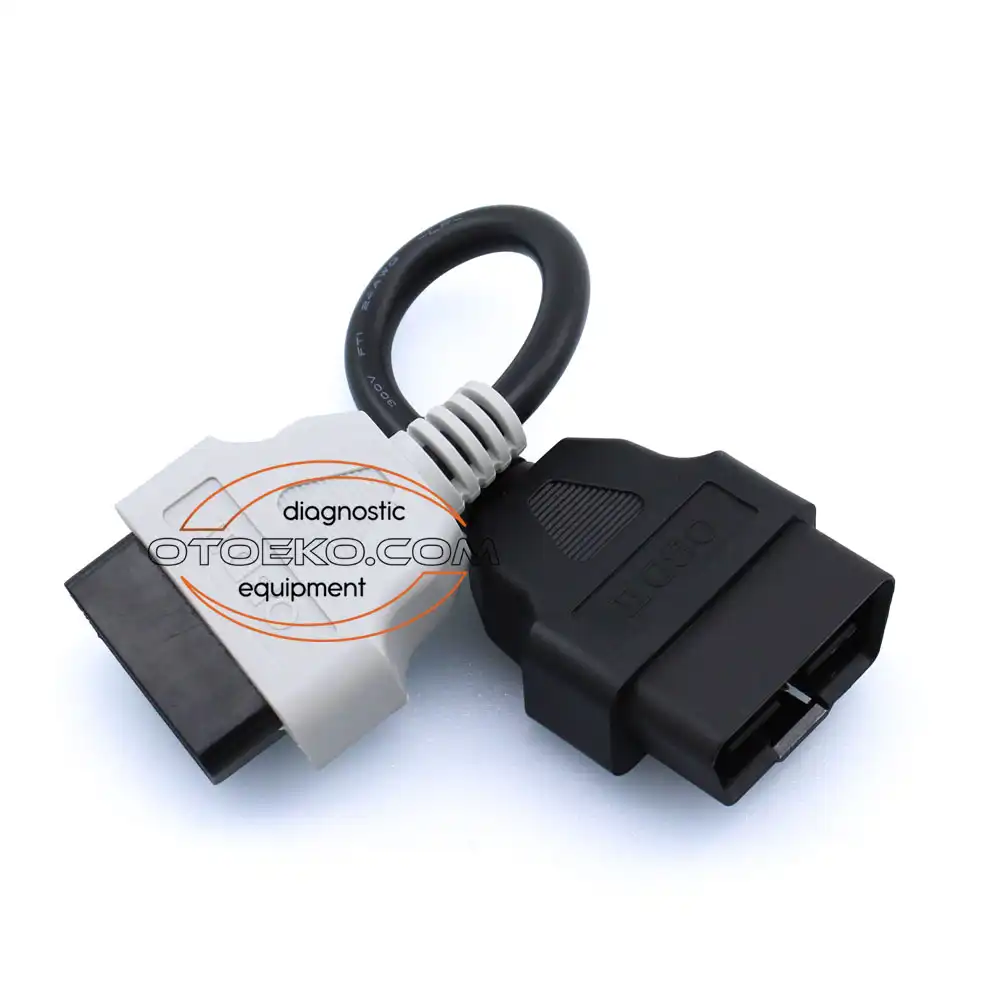 كابل ووصلة الفحص والتشخيص الصناعية Fiat Multiecuscan OBD2 A6 Adaptörü - Gri Kablo (MultiEcuScan) عالية الاعتمادية - 8